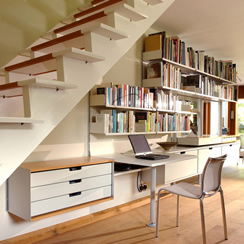 home office shelving